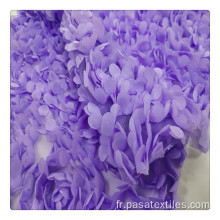 Broderie 3D Tissu de fleurs